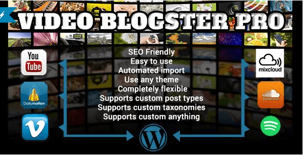 Video Blogster Pro plugin WordPress créer blog automatique Video Blogster Pro plugin WordPress créer blog automatique