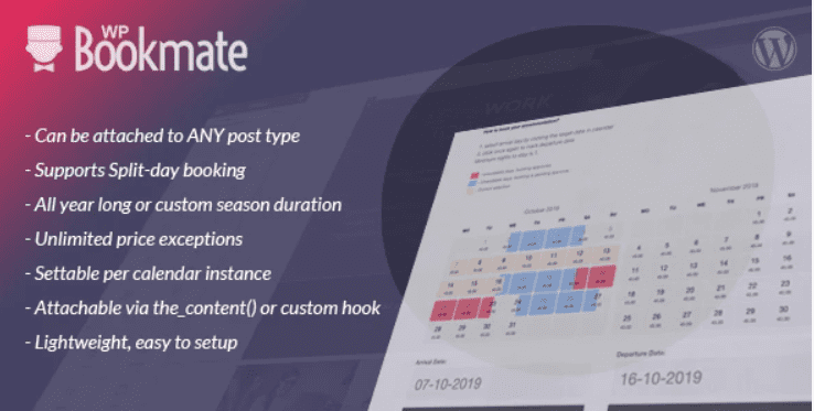 Wp bookmate plugin wordpress reservation rendez vous