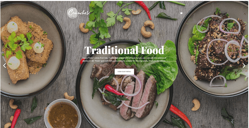 Crunchos theme wordpress creer site web restaurant 1 Crunchos theme wordpress creer site web restaurant 1