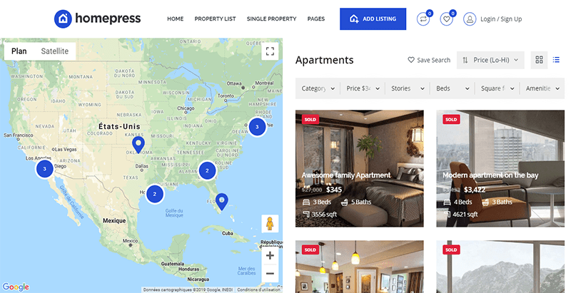 Homepress half map left Homepress half map left