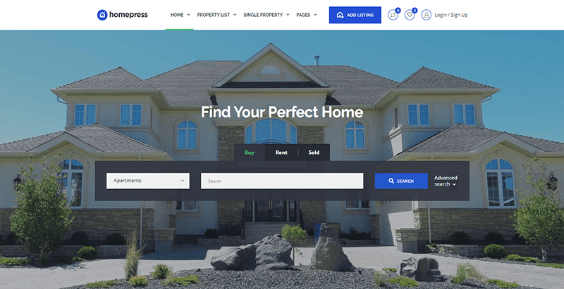 Homepress home image fullscreen Homepress home image fullscreen