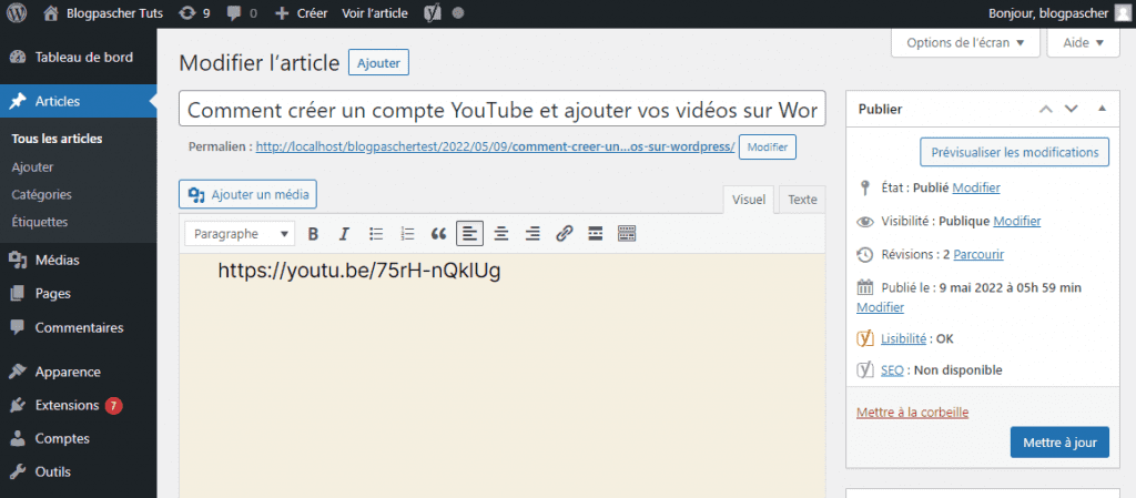 creer-un-compte-youtube-et-ajouter-videos-wordpress-12 » BlogPasCher