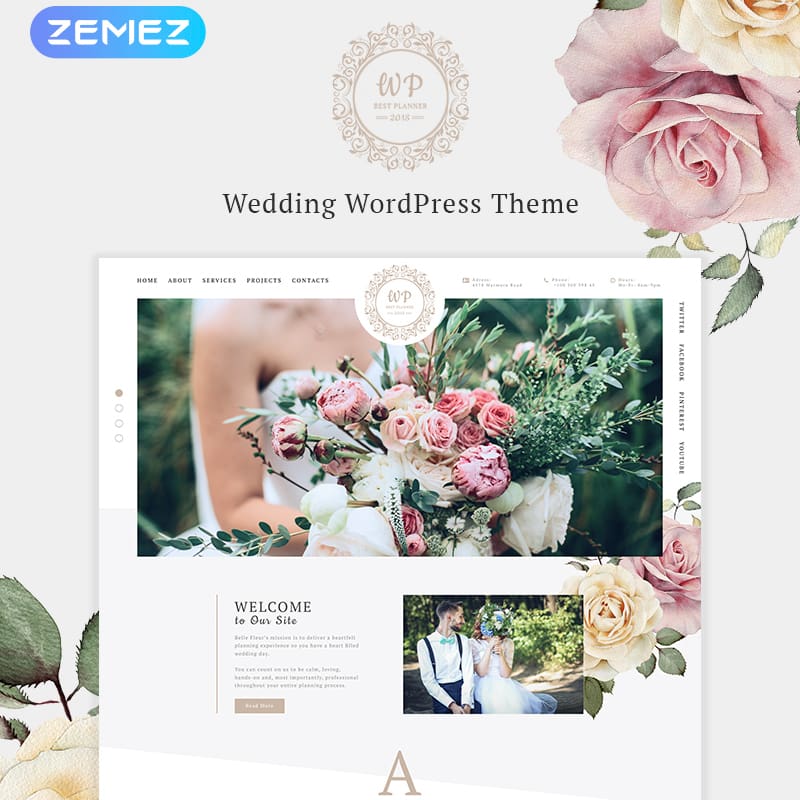 69993 big Belle Fleur Elementor WordPress Theme