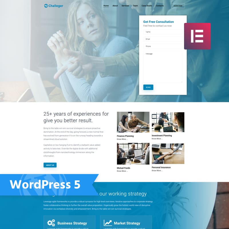 76454 big Challeger WordPress Theme