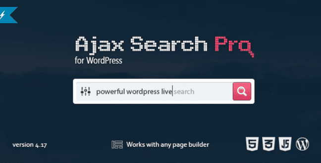 Ajax search pro live wordpress search filter plugin wordpress