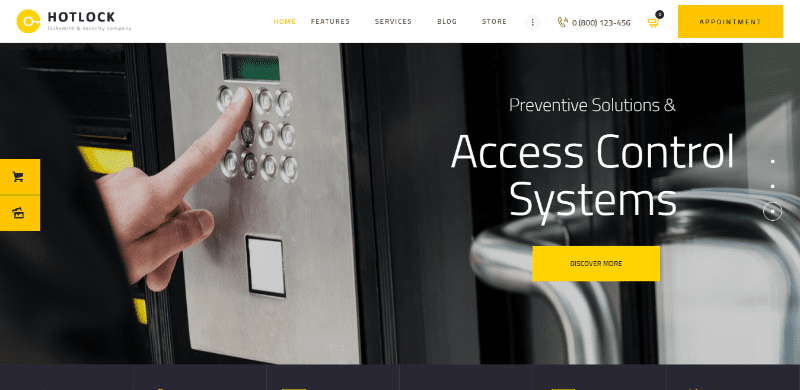 Hotlock themes wordpress creer site web entreprise securite gardiennage Hotlock themes wordpress creer site web entreprise securite gardiennage