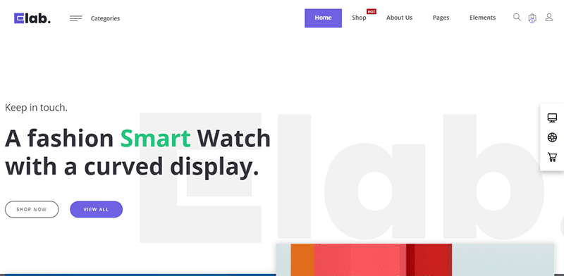 Thème wordpress elab demo creative