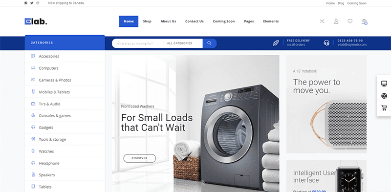 Thème wordpress elab demo trendy