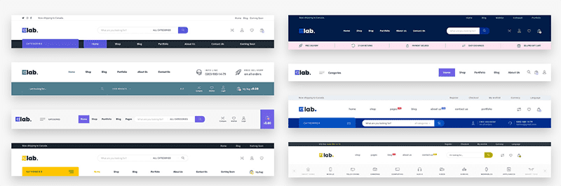 Thème wordpress elab entête Thème wordpress elab entête