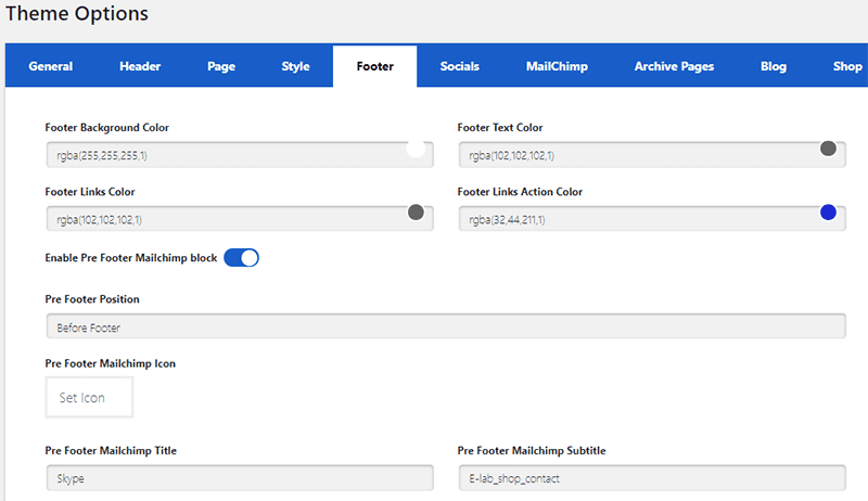 Thème wordpress elab theme options footer Thème wordpress elab theme options footer