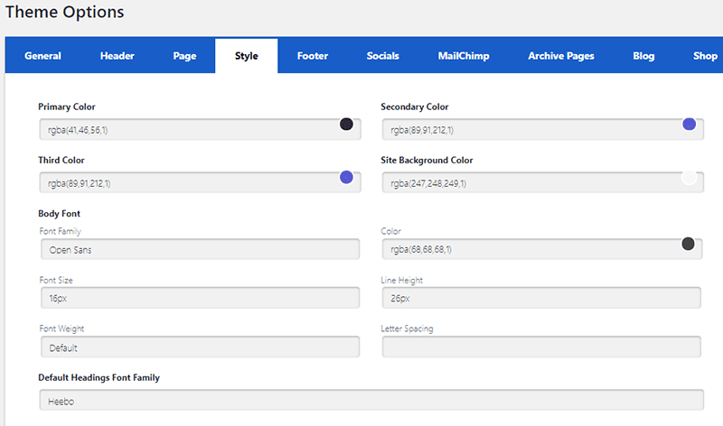 Thème wordpress elab theme options style Thème wordpress elab theme options style