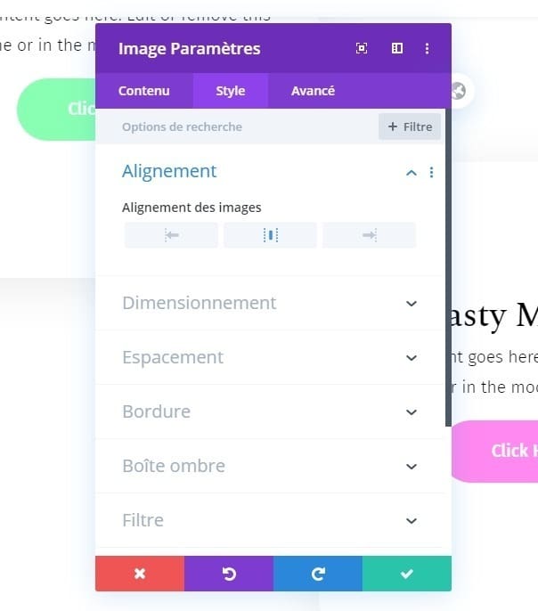 Alignment module image divi Alignment module image divi