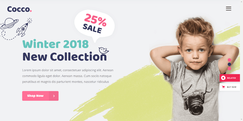 cocco-themes-wordpress-creer-boutique-en-ligne-enfant-site-ecommerce » BlogPasCher créer une boutique en ligne de vêtements pour enfants - cocco