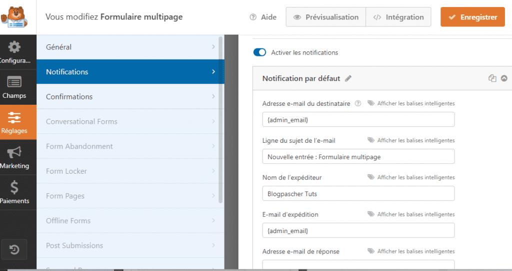 créer un formulaire multipage avec WPForms-10 » BlogPasCher