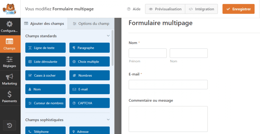 créer un formulaire multipage avec WPForms-3 » BlogPasCher