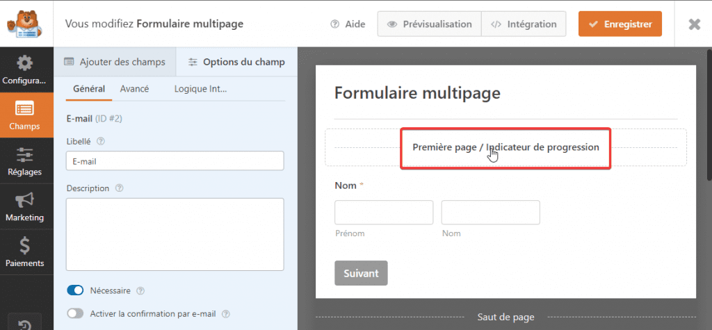 créer un formulaire multipage avec WPForms-5 » BlogPasCher