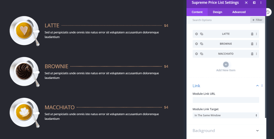 Liste de prix module divi supreme Liste de prix module divi supreme