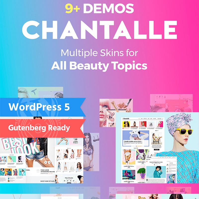Chantalle - Thème WordPress Elementor polyvalent pour site de mode féminine