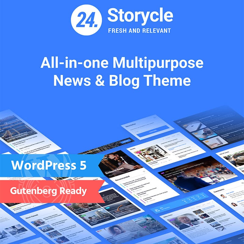 24.Storycle - Thème WordPress Elementor polyvalent pour portail de nouvelles
