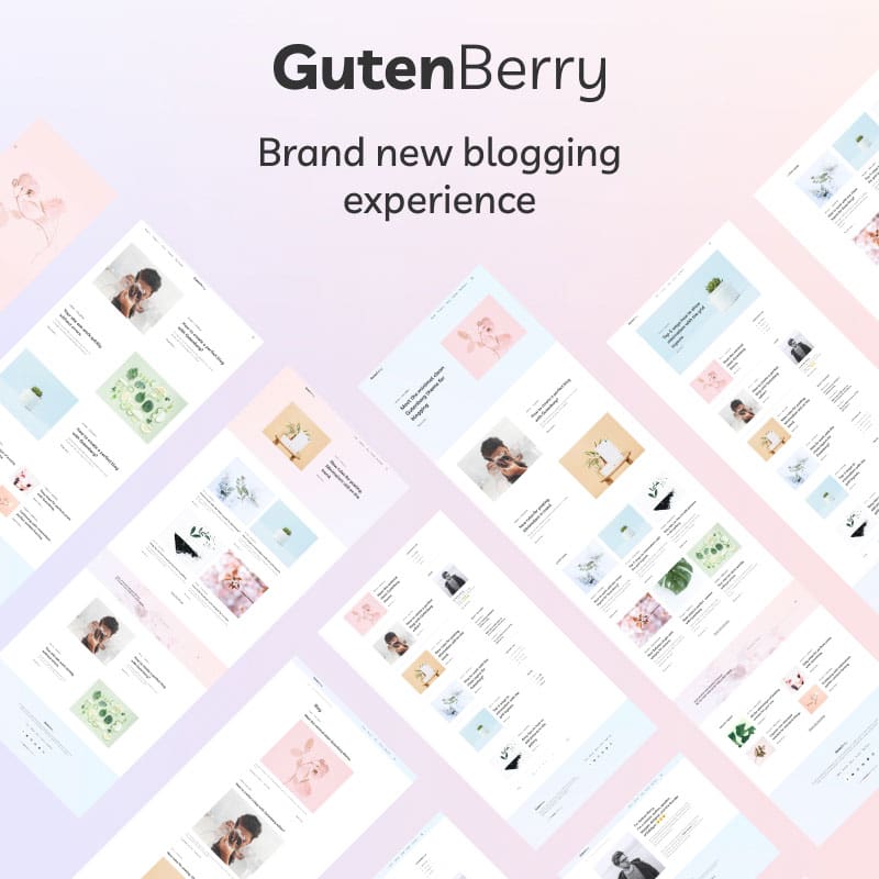 Gutenberry - Gutenberg-based Clean Blog thème WordPress adaptatif