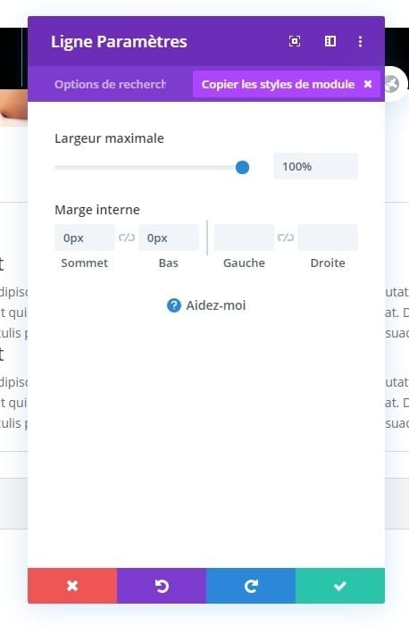 Ajouter une nouvelle ligne divi Ajouter une nouvelle ligne divi