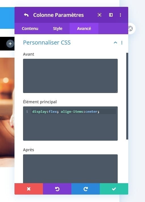Code css colonne divi module woocommerce Code css colonne divi module woocommerce