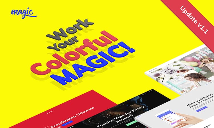 63333 big Magic thème WordPress adaptatif