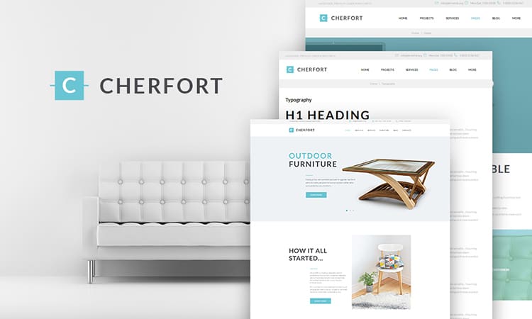 64097 big Cherfort - Furniture Company Responsive thème WordPress adaptatif