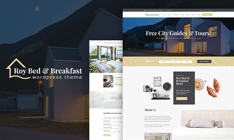 64468 big Roy Bed & Breakfast - Small Hotel thème WordPress adaptatif