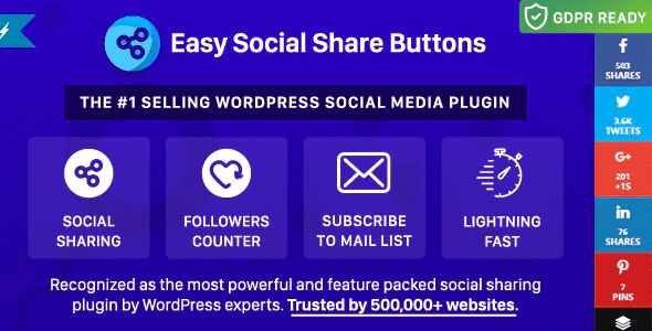 Easy social share buttons for wordpress plugin Easy social share buttons for wordpress plugin