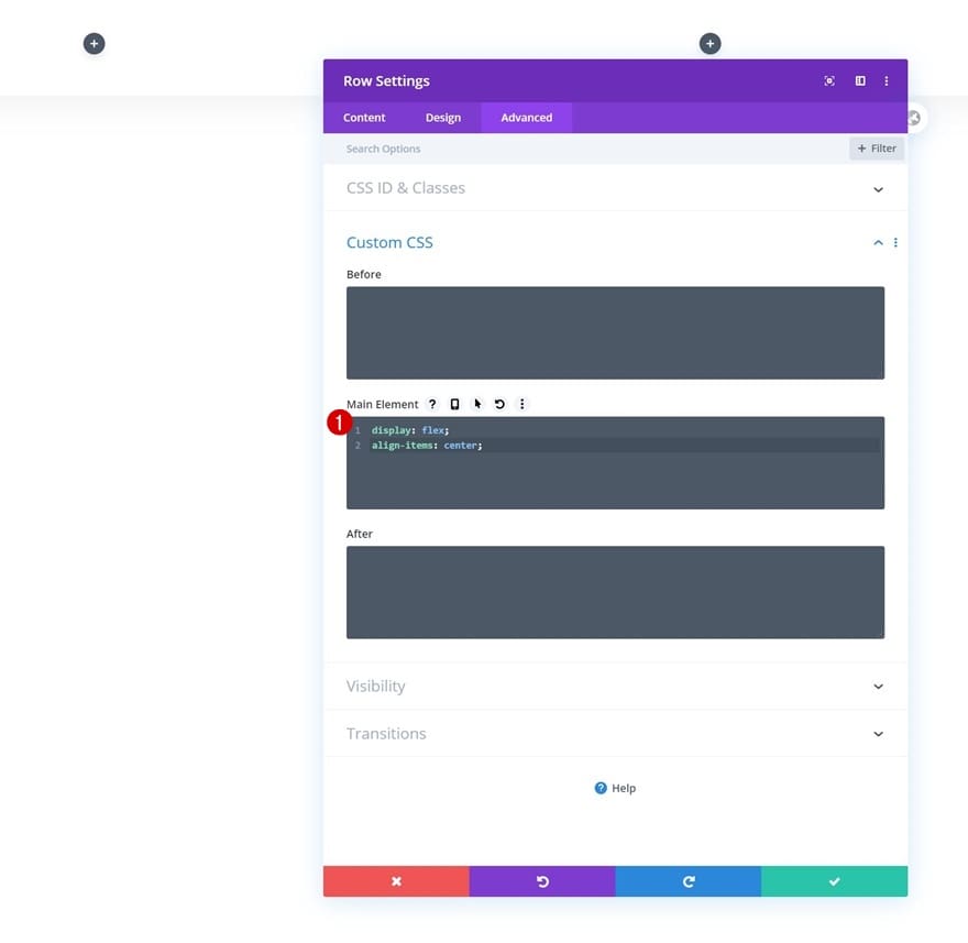 Ajouter un code css element principal divi Ajouter un code css element principal divi