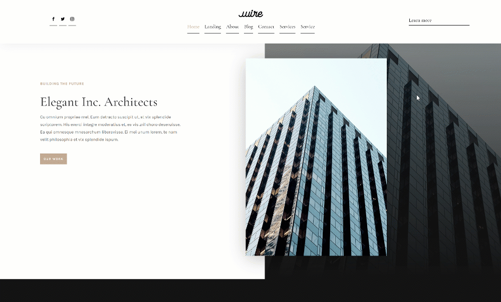 كشفت قائمة الرسوم المتحركة divi