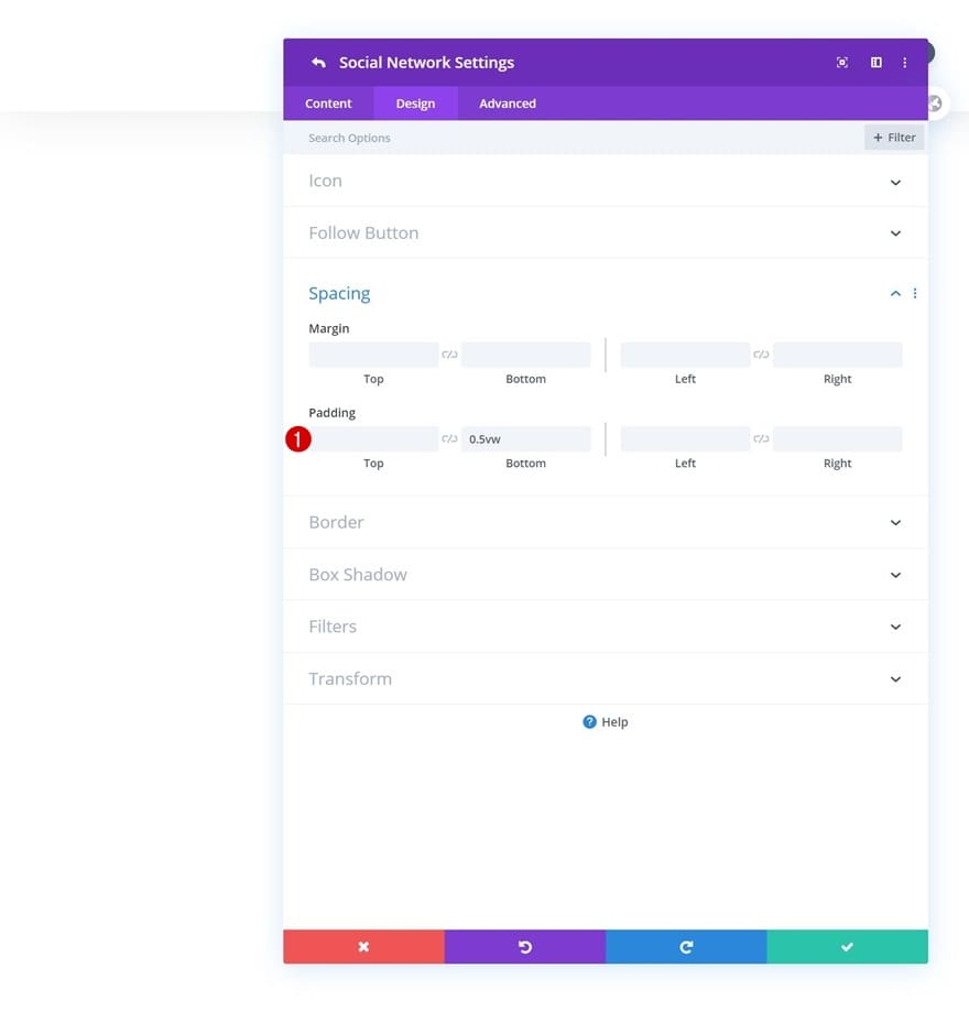 Configuration espacement module divi Configuration espacement module divi