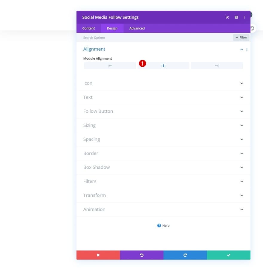 Module alignment configuration divi Module alignment configuration divi