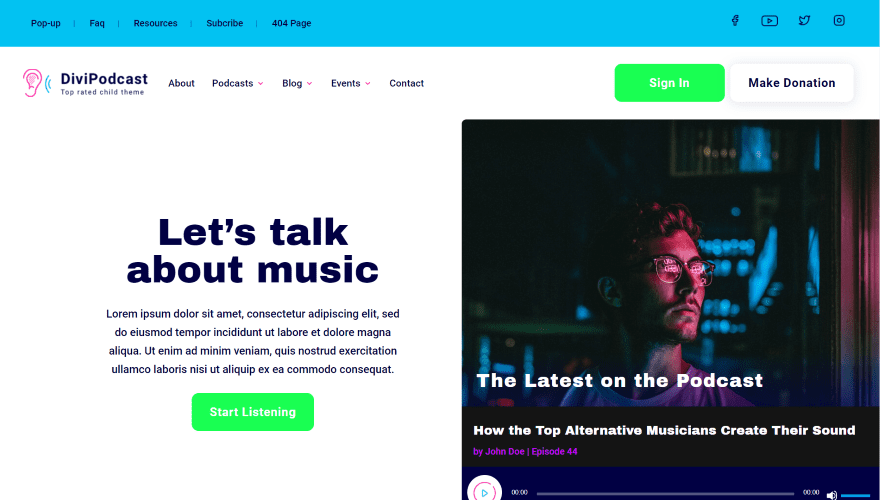 Divi podcast 1 Divi podcast 1