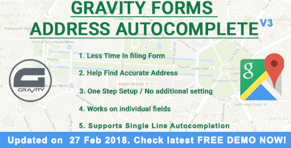 Gravity forms address autocomplete plugin wordpress