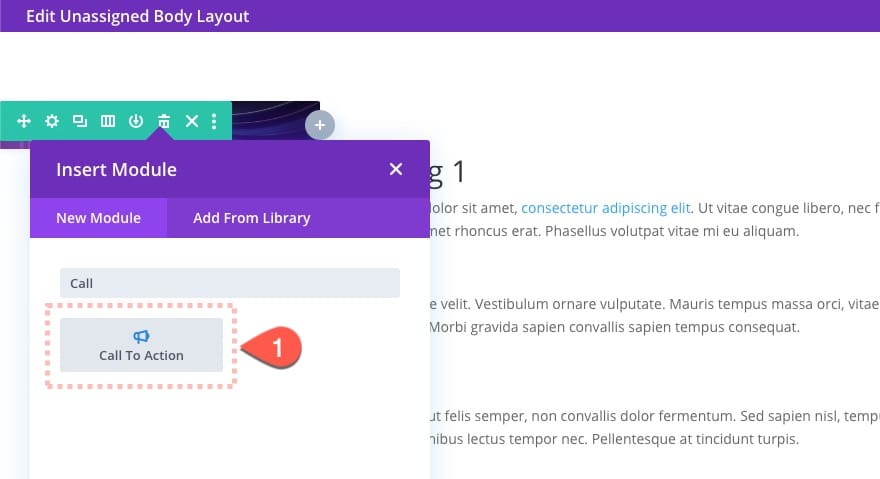 Ajouter module dappel a laction Ajouter module dappel a laction
