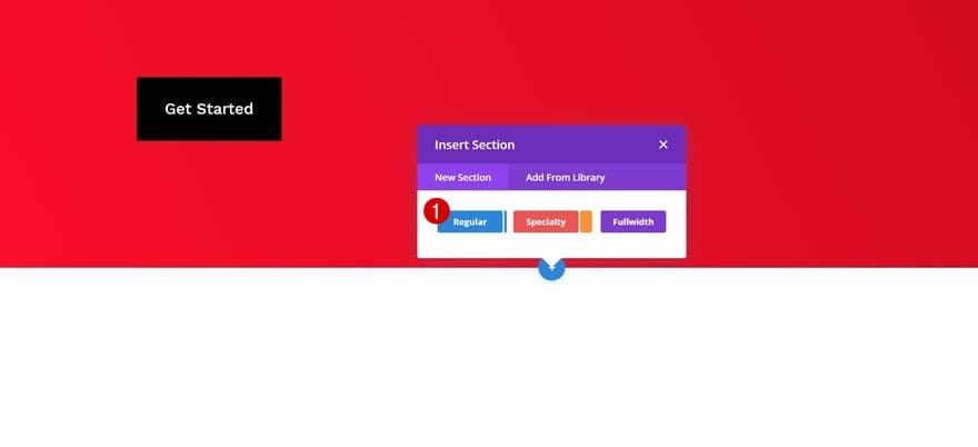 Ajouter une nouvelle section divi Ajouter une nouvelle section divi