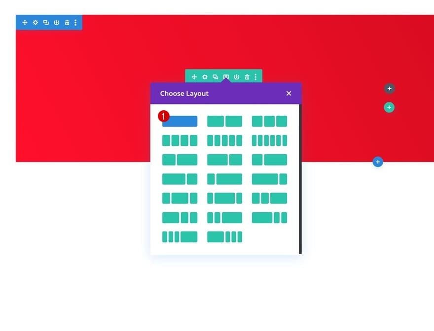 Configuration mise en page colonne divi Configuration mise en page colonne divi
