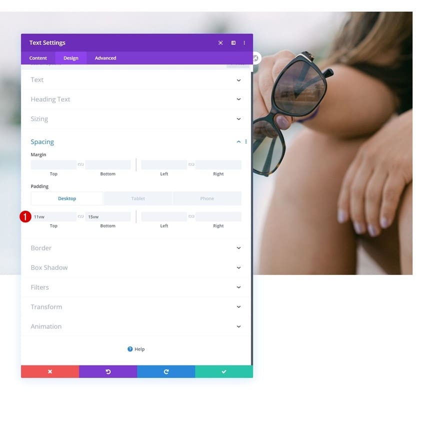 Espacement de ligne module divi Espacement de ligne module divi