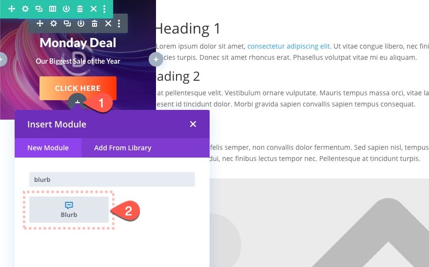 Module info bulle divi Module info bulle divi