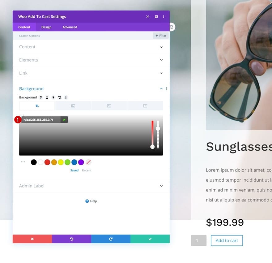 Reglage arriere plan module divi add to cart Reglage arriere plan module divi add to cart