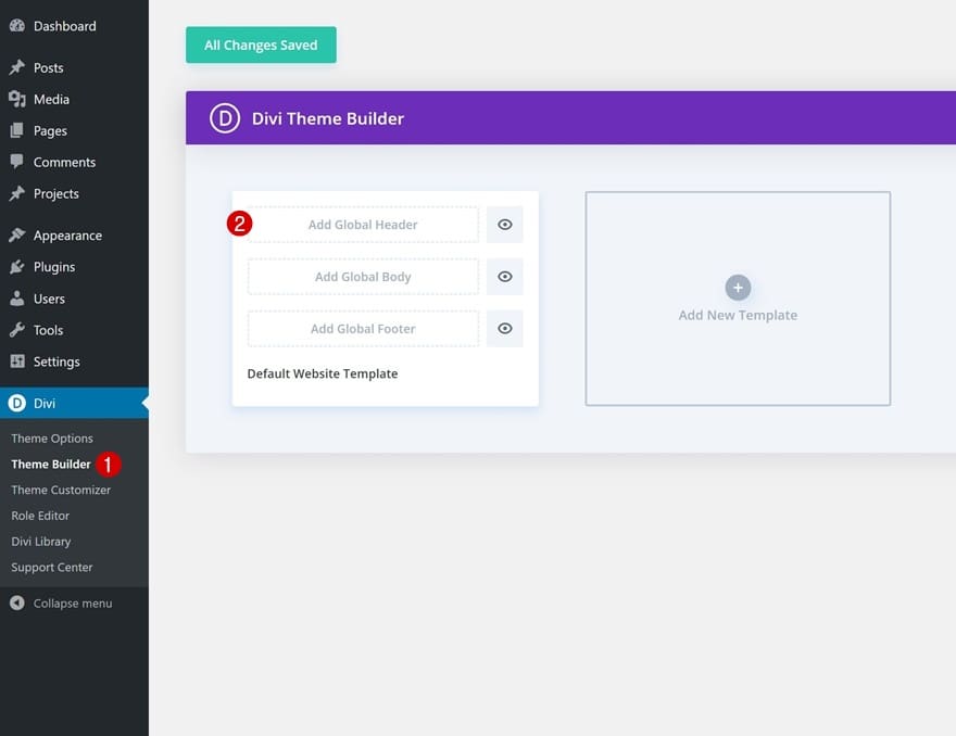 Utilisation du thème builder Utilisation du thème builder