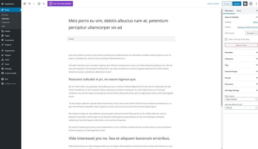 Création de publication sur gutenberg Création de publication sur gutenberg