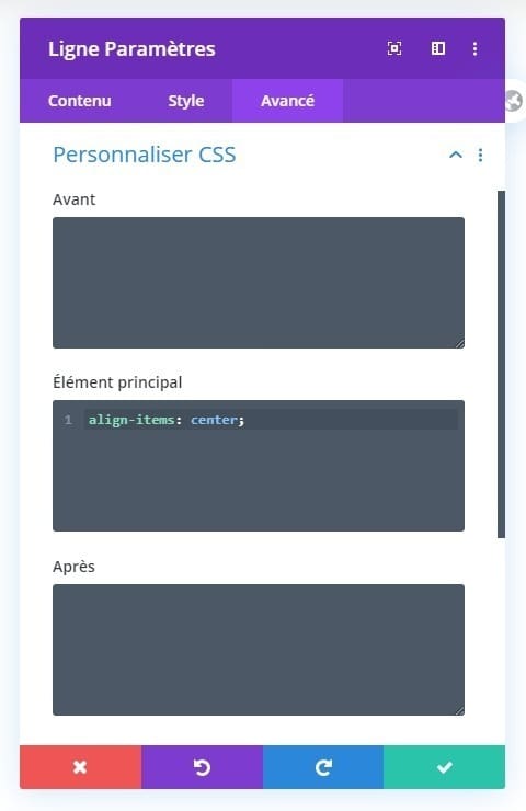 Css personnalisé Css personnalisé
