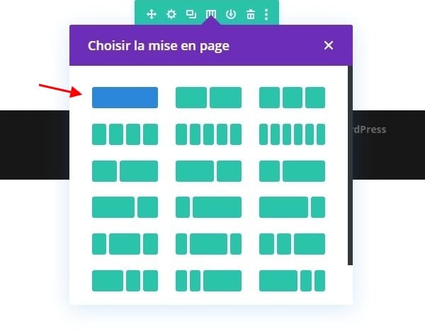 Mise en page divi Mise en page divi