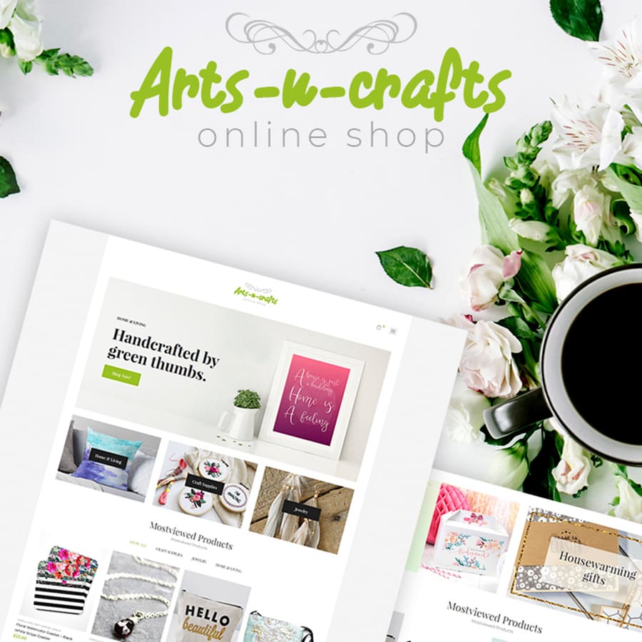 Arts-n-crafts - Handmade Art Elementor thème WooCommerce adaptatif