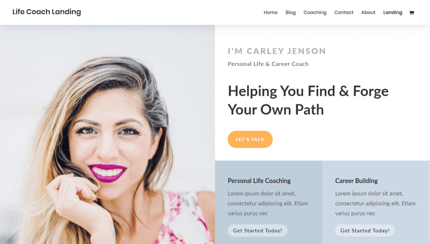Life coach layout pack Life coach layout pack
