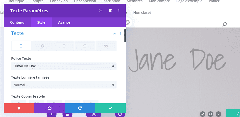 Jane doe texte colonne 2 divi Jane doe texte colonne 2 divi