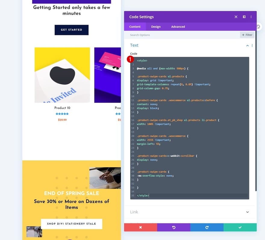 Ajouter code css divi Ajouter code css divi